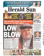 Herald Sun (Australia) Newspaper Front Page for 17 May 2013
