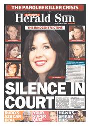 Herald Sun (Australia) Newspaper Front Page for 17 August 2013