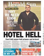 Herald Sun (Australia) Newspaper Front Page for 1 June 2013