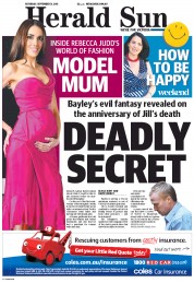 Herald Sun (Australia) Newspaper Front Page for 21 September 2013