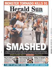 Herald Sun (Australia) Newspaper Front Page for 22 May 2013