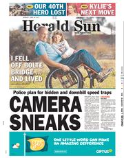 Herald Sun (Australia) Newspaper Front Page for 24 June 2013