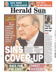 Herald Sun (Australia) Newspaper Front Page for 28 May 2013