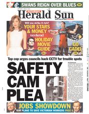 Herald Sun (Australia) Newspaper Front Page for 29 June 2013