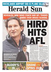 Herald Sun (Australia) Newspaper Front Page for 29 July 2013