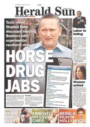 Herald Sun (Australia) Newspaper Front Page for 29 August 2013