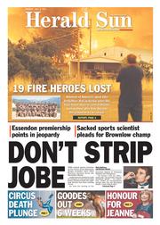 Herald Sun (Australia) Newspaper Front Page for 2 July 2013