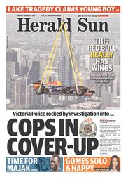 Herald Sun (Australia) Newspaper Front Page for 3 February 2014