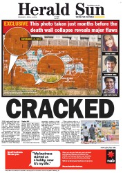 Herald Sun (Australia) Newspaper Front Page for 4 April 2013