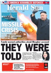 Herald Sun (Australia) Newspaper Front Page for 5 April 2013