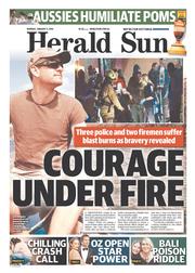 Herald Sun (Australia) Newspaper Front Page for 6 January 2014