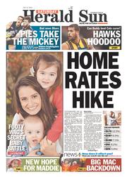 Herald Sun (Australia) Newspaper Front Page for 6 July 2013