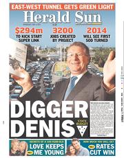 Herald Sun (Australia) Newspaper Front Page for 8 May 2013