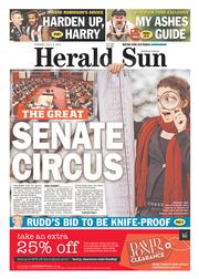 Herald Sun (Australia) Newspaper Front Page for 9 July 2013