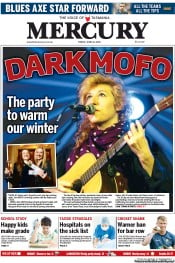Hobart Mercury (Australia) Newspaper Front Page for 13 June 2013