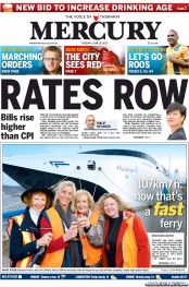 Hobart Mercury (Australia) Newspaper Front Page for 17 June 2013