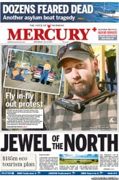Hobart Mercury (Australia) Newspaper Front Page for 17 July 2013
