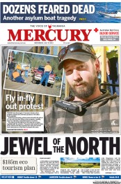 Hobart Mercury (Australia) Newspaper Front Page for 17 July 2013