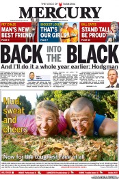 Hobart Mercury (Australia) Newspaper Front Page for 28 May 2013