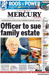 Hobart Mercury (Australia) Newspaper Front Page for 4 May 2013