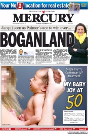 Hobart Mercury (Australia) Newspaper Front Page for 5 December 2013