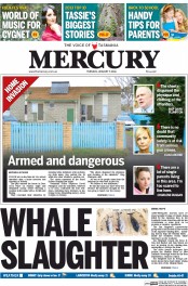 Hobart Mercury (Australia) Newspaper Front Page for 7 January 2014