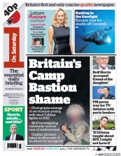 I Newspaper Newspaper Front Page (UK) for 10 May 2014