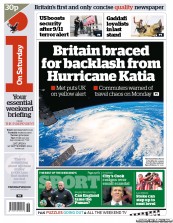I Newspaper Newspaper Front Page (UK) for 10 September 2011