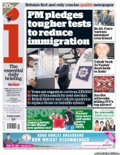 I Newspaper (UK) Newspaper Front Page for 11 October 2011