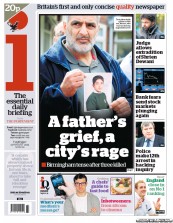 I Newspaper Newspaper Front Page (UK) for 11 August 2011