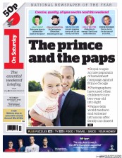 I Newspaper Newspaper Front Page (UK) for 15 August 2015