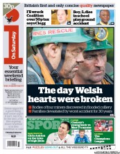 I Newspaper (UK) Newspaper Front Page for 17 September 2011