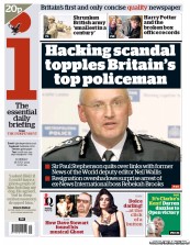 I Newspaper Newspaper Front Page (UK) for 18 July 2011