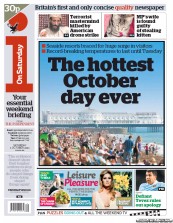 I Newspaper (UK) Newspaper Front Page for 1 October 2011