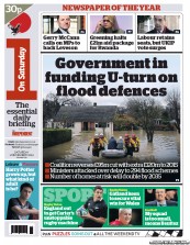 I Newspaper Newspaper Front Page (UK) for 1 December 2012