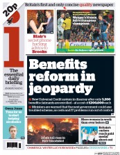 I Newspaper Newspaper Front Page (UK) for 20 February 2014