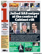 I Newspaper Newspaper Front Page (UK) for 21 November 2012