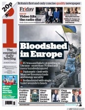 I Newspaper Newspaper Front Page (UK) for 21 February 2014