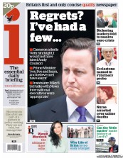 I Newspaper (UK) Newspaper Front Page for 21 July 2011