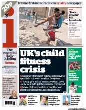 I Newspaper Newspaper Front Page (UK) for 22 August 2013