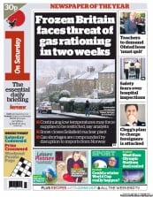 I Newspaper Newspaper Front Page (UK) for 23 March 2013