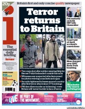 I Newspaper Newspaper Front Page (UK) for 23 May 2013