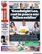 I Newspaper Newspaper Front Page (UK) for 25 May 2013