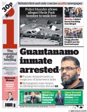 I Newspaper Newspaper Front Page (UK) for 26 February 2014