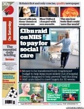 I Newspaper (UK) Newspaper Front Page for 27 April 2013