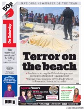 I Newspaper (UK) Newspaper Front Page for 27 June 2015