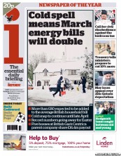 I Newspaper Newspaper Front Page (UK) for 28 March 2013