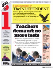 I Newspaper (UK) Newspaper Front Page for 28 March 2016