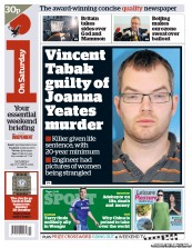 I Newspaper (UK) Newspaper Front Page for 29 October 2011