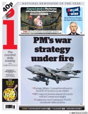 I Newspaper (UK) Newspaper Front Page for 2 December 2015